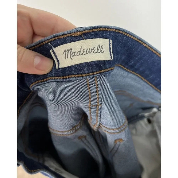 Madewell 10" High-Rise Skinny Jeans in Danny Wash Tencel Denim Edition Size 28 - Picture 3 of 8